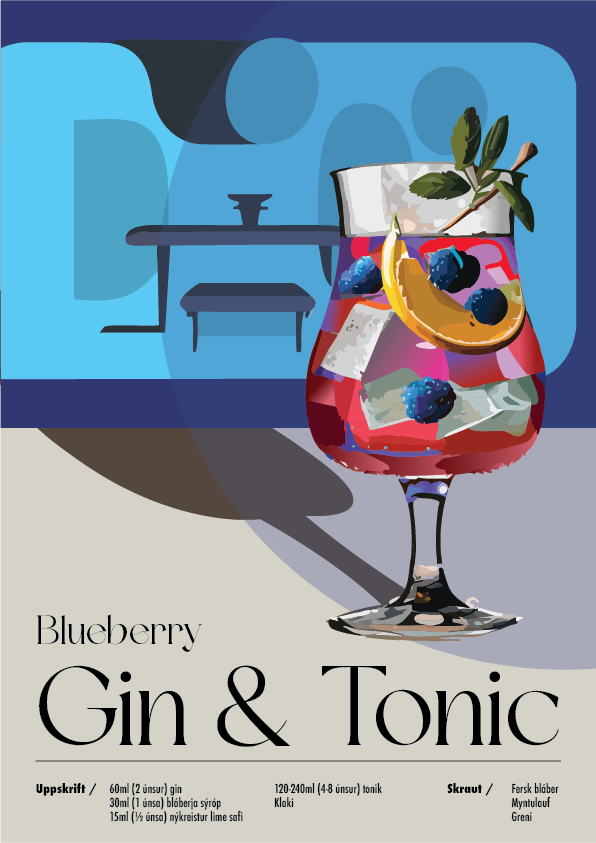 Blueberry Gin & Tonic